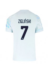 Inter Milan Piotr Zielinski #7 Jalkapallovaatteet Vieraspaita 2025-26 Lyhythihainen